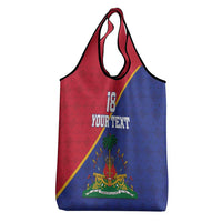 Custom Haiti Football Grocery Bag Les Grenadiers