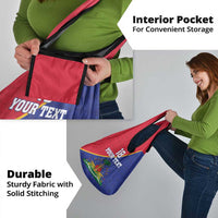 Custom Haiti Football Grocery Bag Les Grenadiers
