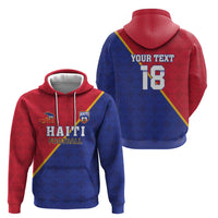 Custom Haiti Football Hoodie Les Grenadiers