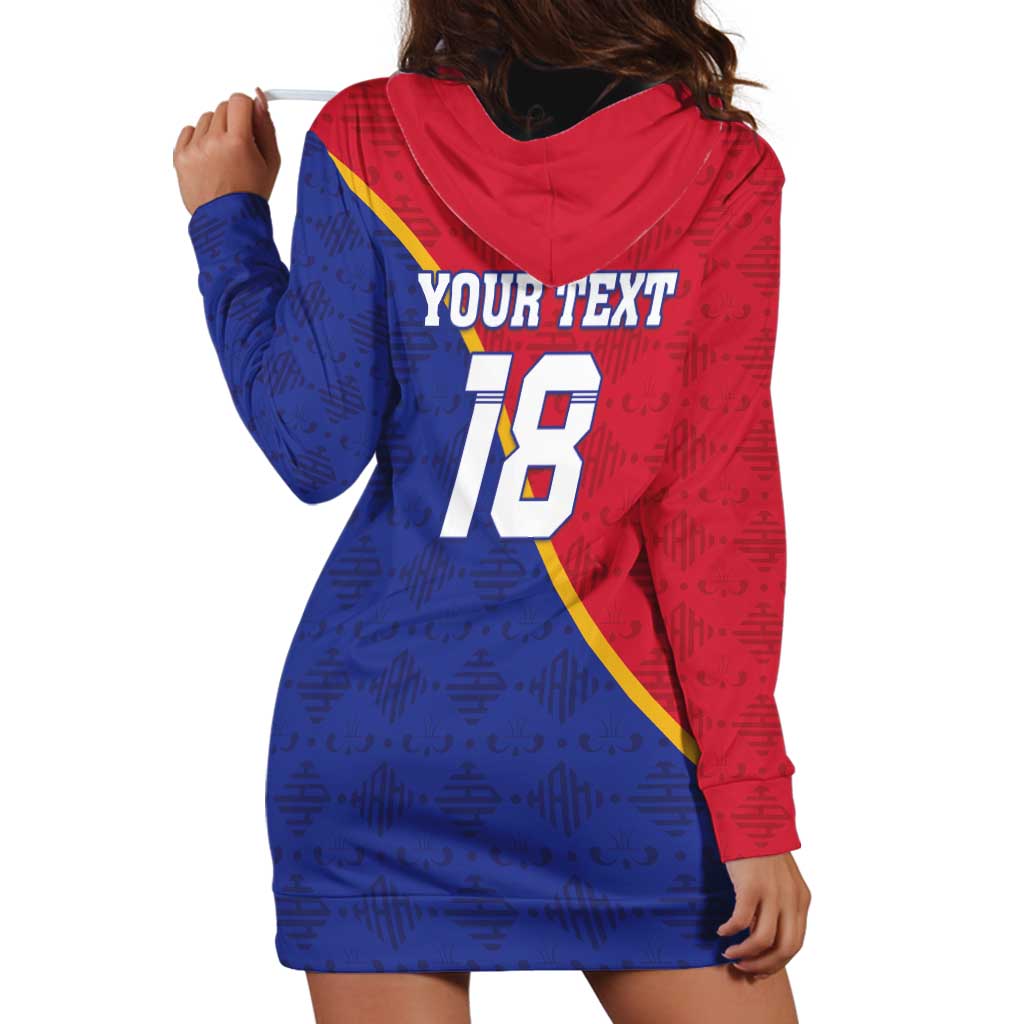 Custom Haiti Football Hoodie Dress Les Grenadiers