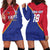 Custom Haiti Football Hoodie Dress Les Grenadiers