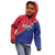 Custom Haiti Football Kid Hoodie Les Grenadiers