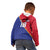 Custom Haiti Football Kid Hoodie Les Grenadiers