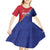 Custom Haiti Football Kid Short Sleeve Dress Les Grenadiers