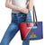 Custom Haiti Football Leather Tote Bag Les Grenadiers