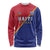 Custom Haiti Football Long Sleeve Shirt Les Grenadiers