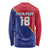 Custom Haiti Football Long Sleeve Shirt Les Grenadiers