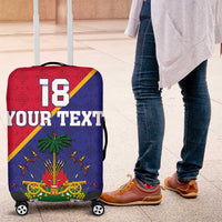 Custom Haiti Football Luggage Cover Les Grenadiers