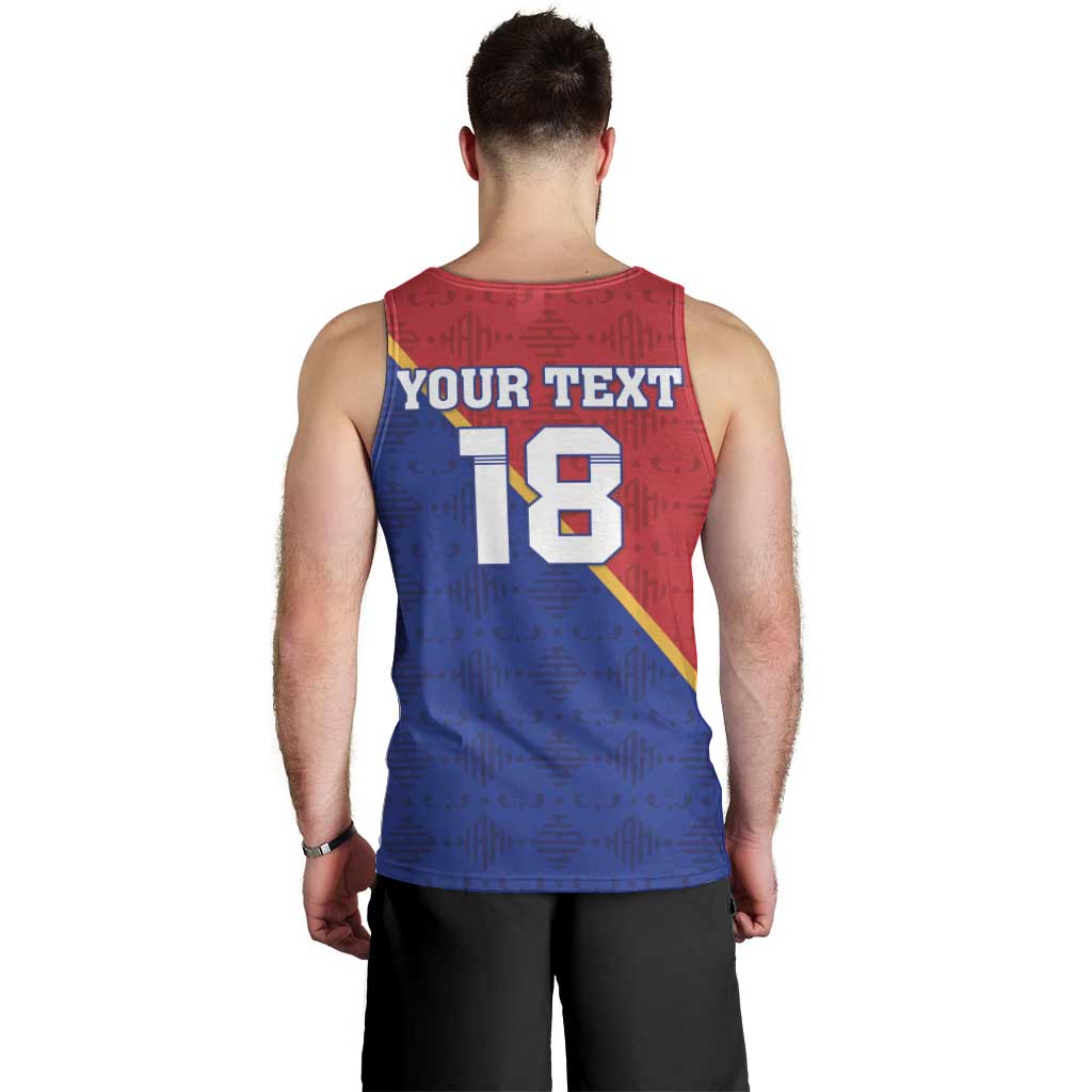 Custom Haiti Football Men Tank Top Les Grenadiers