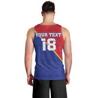 Custom Haiti Football Men Tank Top Les Grenadiers