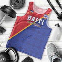 Custom Haiti Football Men Tank Top Les Grenadiers