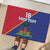Custom Haiti Football Rubber Doormat Les Grenadiers