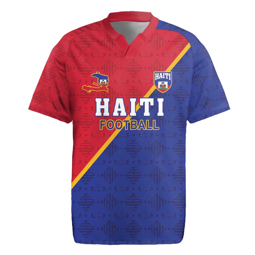 Custom Haiti Football Rugby Jersey Les Grenadiers