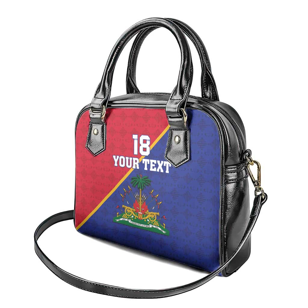 Custom Haiti Football Shoulder Handbag Les Grenadiers