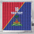 Custom Haiti Football Shower Curtain Les Grenadiers