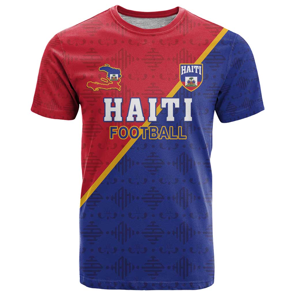 Custom Haiti Football T Shirt Les Grenadiers