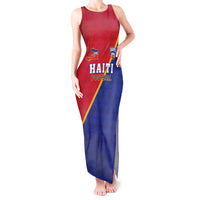 Custom Haiti Football Tank Maxi Dress Les Grenadiers