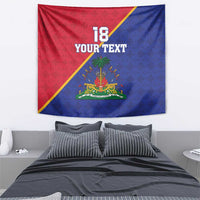 Custom Haiti Football Tapestry Les Grenadiers