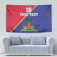 Custom Haiti Football Tapestry Les Grenadiers