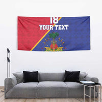 Custom Haiti Football Tapestry Les Grenadiers