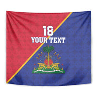 Custom Haiti Football Tapestry Les Grenadiers