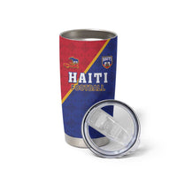 Custom Haiti Football Tumbler Cup Les Grenadiers