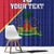 Custom Haiti Football Window Curtain Les Grenadiers