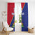 Custom Haiti Football Window Curtain Les Grenadiers