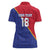 Custom Haiti Football Women Polo Shirt Les Grenadiers
