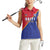 Custom Haiti Football Women Sleeveless Polo Shirt Les Grenadiers