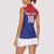 Custom Haiti Football Women Sleeveless Polo Shirt Les Grenadiers