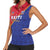 Custom Haiti Football Women Sleeveless Polo Shirt Les Grenadiers