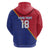 Custom Haiti Football Zip Hoodie Les Grenadiers