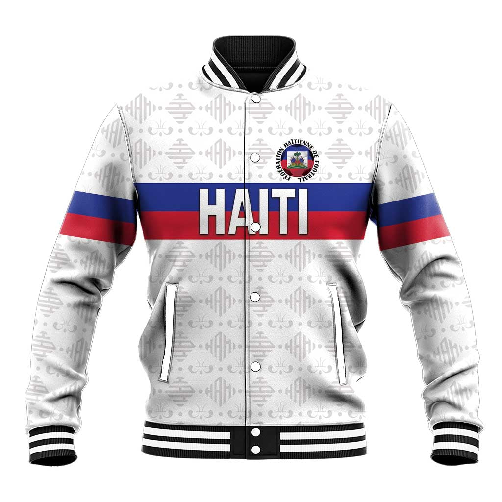 Custom Haiti Football Baseball Jacket Ekip foutbol Ayiti