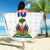 Custom Haiti Football Beach Blanket Ekip foutbol Ayiti