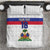 Custom Haiti Football Bedding Set Ekip foutbol Ayiti