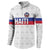 Custom Haiti Football Button Sweatshirt Ekip foutbol Ayiti