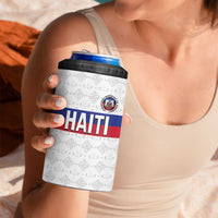 Custom Haiti Football 4 in 1 Can Cooler Tumbler Ekip foutbol Ayiti