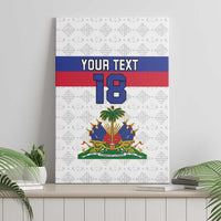 Custom Haiti Football Canvas Wall Art Ekip foutbol Ayiti