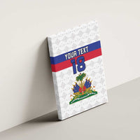 Custom Haiti Football Canvas Wall Art Ekip foutbol Ayiti