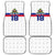 Custom Haiti Football Car Mats Ekip foutbol Ayiti
