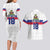 Custom Haiti Football Couples Matching Long Sleeve Bodycon Dress and Hawaiian Shirt Ekip foutbol Ayiti