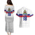 Custom Haiti Football Couples Matching Puletasi and Hawaiian Shirt Ekip foutbol Ayiti