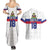 Custom Haiti Football Couples Matching Summer Maxi Dress and Hawaiian Shirt Ekip foutbol Ayiti