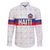 Custom Haiti Football Family Matching Long Sleeve Bodycon Dress and Hawaiian Shirt Ekip foutbol Ayiti