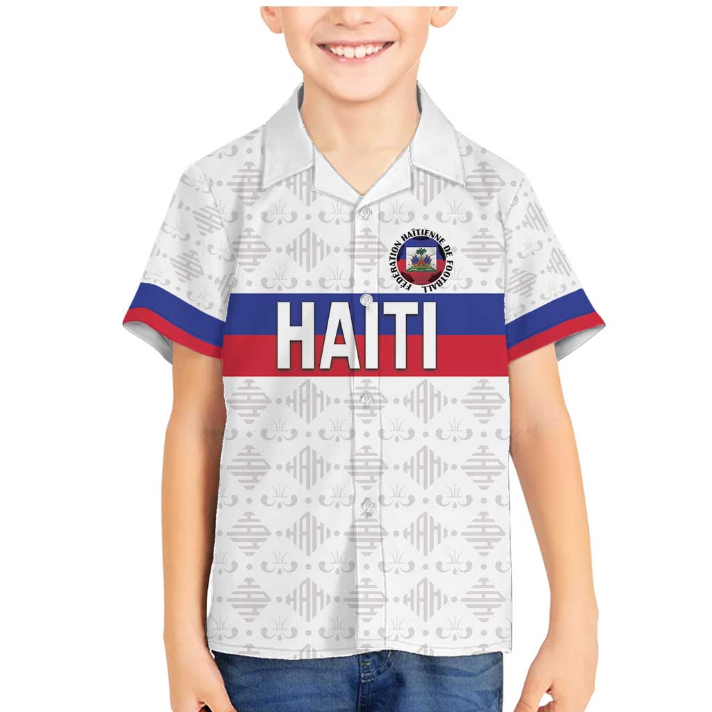 Custom Haiti Football Family Matching Mermaid Dress and Hawaiian Shirt Ekip foutbol Ayiti