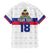 Custom Haiti Football Family Matching Off The Shoulder Long Sleeve Dress and Hawaiian Shirt Ekip foutbol Ayiti