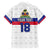 Custom Haiti Football Family Matching Off Shoulder Short Dress and Hawaiian Shirt Ekip foutbol Ayiti
