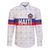 Custom Haiti Football Family Matching Puletasi and Hawaiian Shirt Ekip foutbol Ayiti