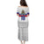 Custom Haiti Football Family Matching Puletasi and Hawaiian Shirt Ekip foutbol Ayiti